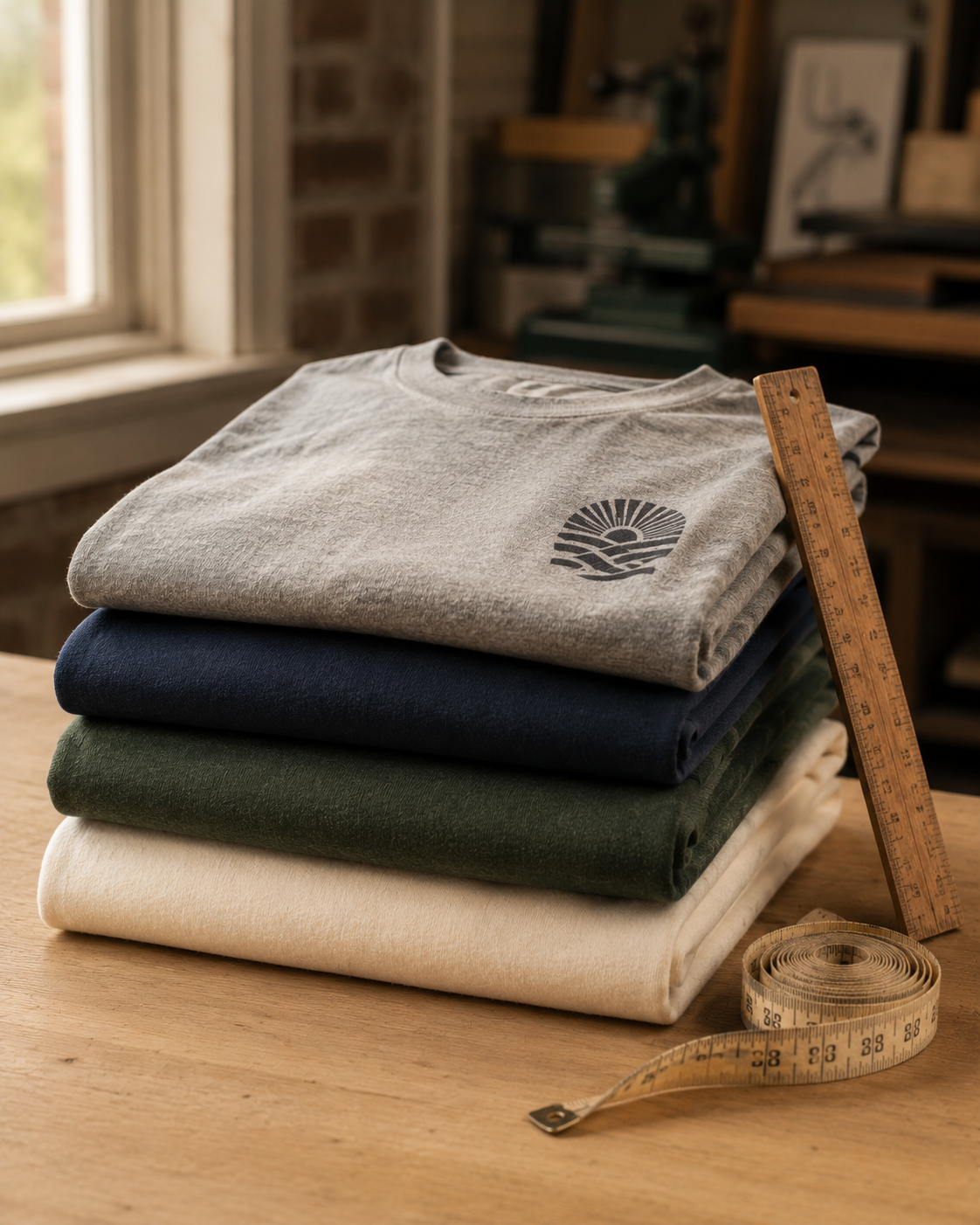 Custom t-shirts that look good on day 1 and day 100.