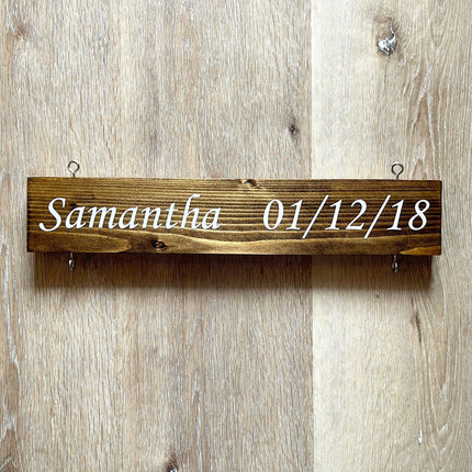 Custom Grandparent Sign with Grandkids Names & Birthdates, Christmas Gift For Mom or Grandma, Grandchildren Are A Blessing From Above