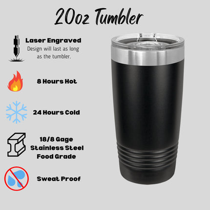 Funny Gift For Husband, My Wife Is Hotter Than My Coffee, 20oz Laser Engraved Tumbler, Funny Gift For Him